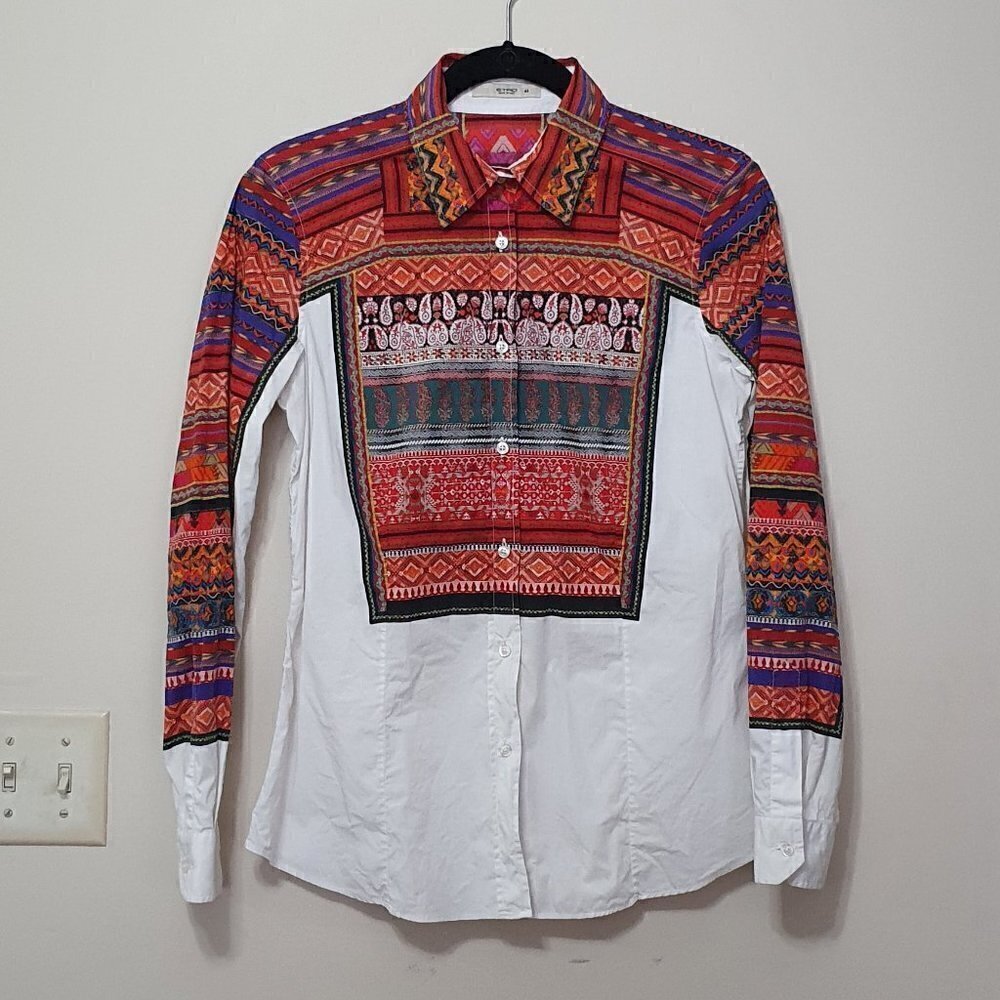 ETRO MultiColor Paisley Button Down Shirt